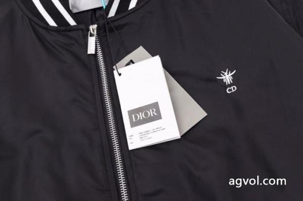 Diorクラシック公式サイトモデルアルファベットセイコー刺繍コットンパイロットジャケット男女同型 4