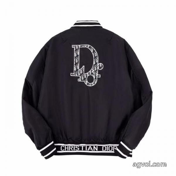 Diorクラシック公式サイトモデルアルファベットセイコー刺繍コットンパイロットジャケット男女同型 5