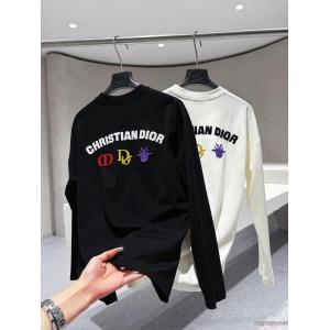 Dior/ディオール2026秋冬新作丸首長袖Tシャツ