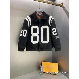 Stussy FW 23 80ラベリングボアインソール開襟ジャケット野球ウェアコート男女同型